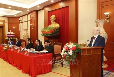 View - 	Phát biểu của Tổng Bí thư Nguyễn Phú Trọng tại phiên họp